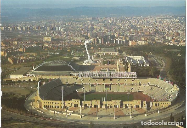 Postales: LAMINA 24117: Villa Olimpica de Montjuic. Barcelona - Llatzer Moix