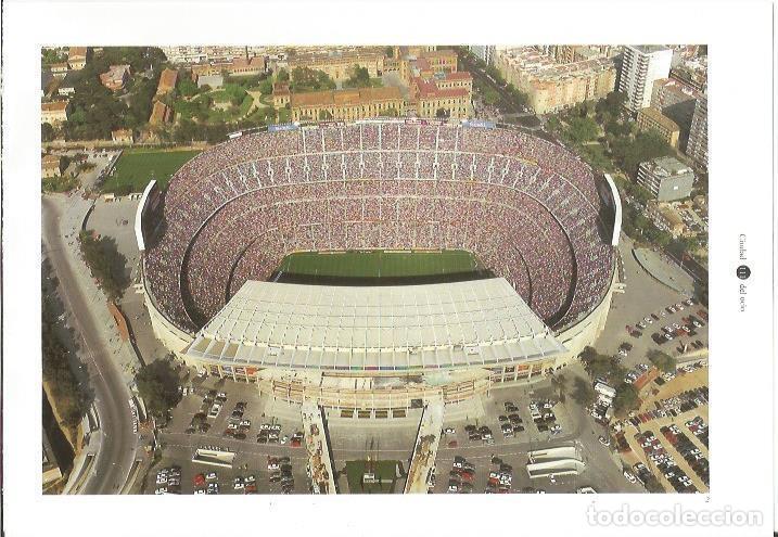 Cartes Postales: LAMINA 24128: Vista aerea del Camp Nou - Llatzer Moix