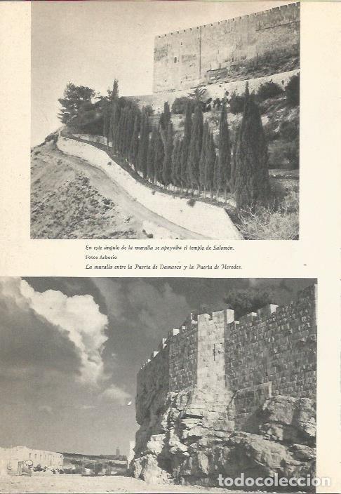 Cartes Postales: LAMINA 24701: Templo de Salomon y muralla de Jerusalen - Martin de Piquer