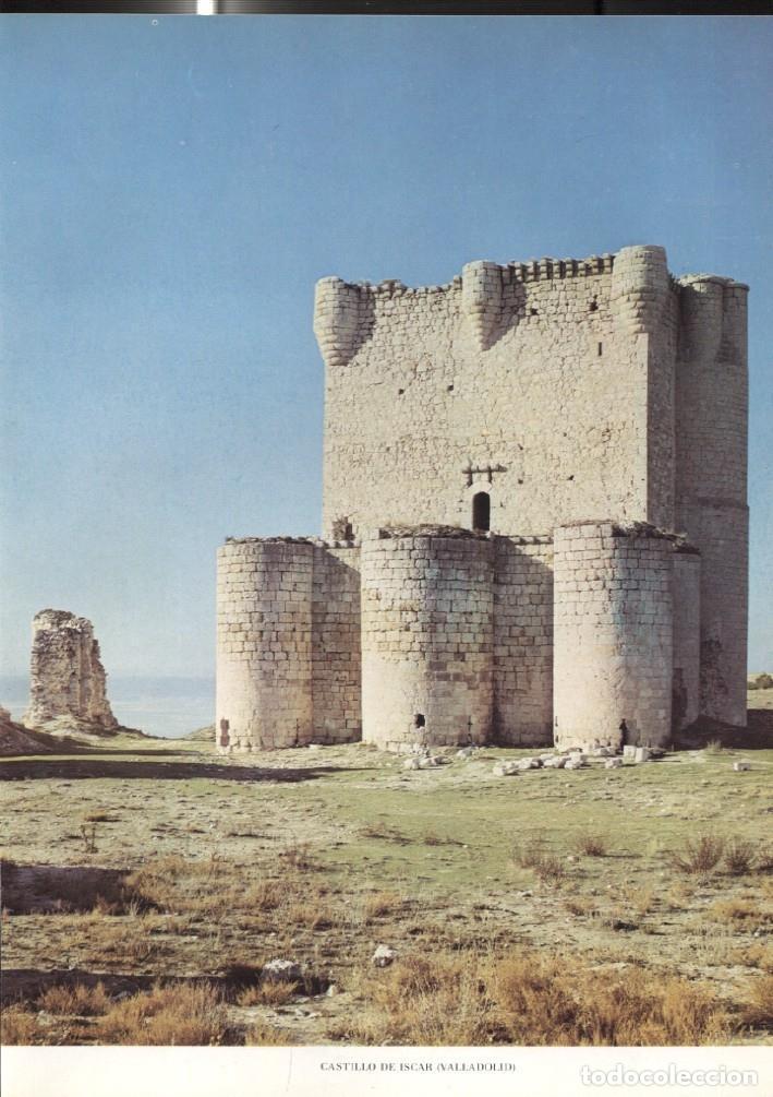 Cartes Postales: Lamina Castillos de Espa&ntilde;a: Castillo de Iscar (Valladolid) - Varios