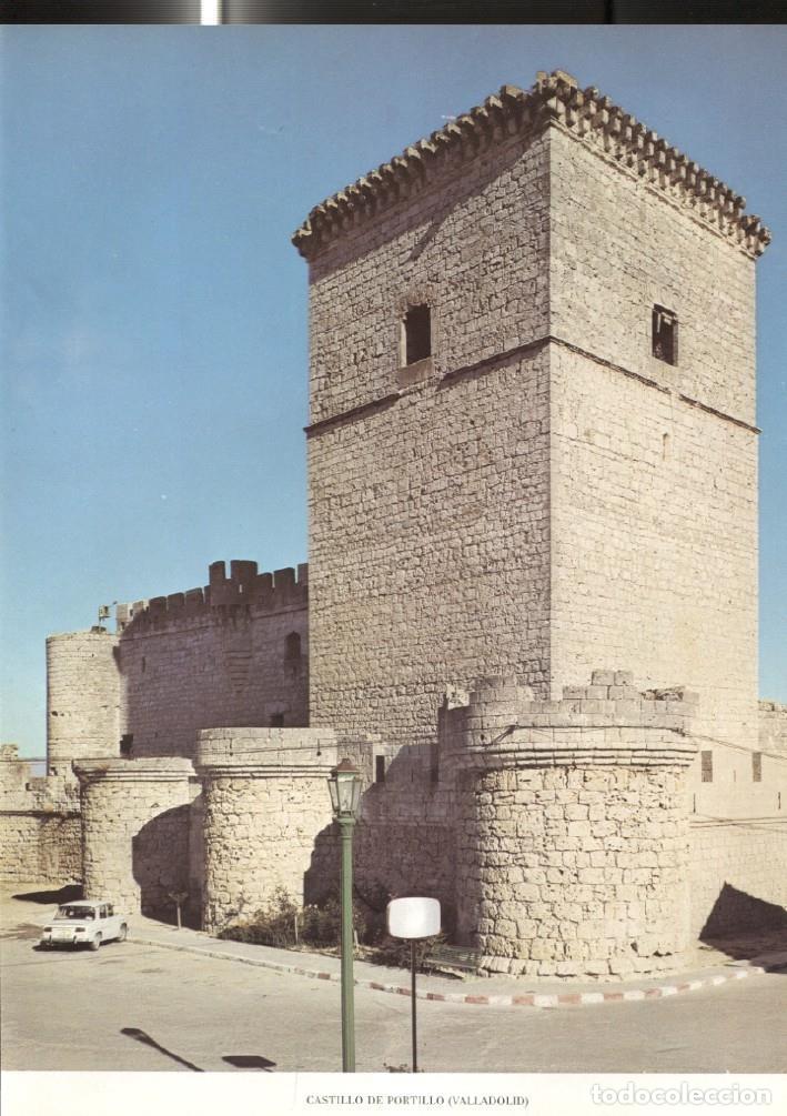 Postcards: Lamina Castillos de Espa&ntilde;a: Castillo de Portillos (Valladolid) - Varios