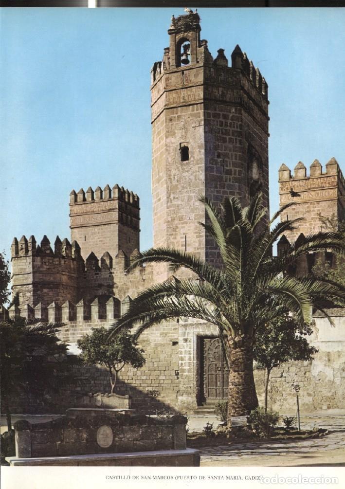 Postcards: Lamina Castillos de Espa&ntilde;a: Castillo de San Marcos (Puerto de Santa Maria, Cadiz) - Varios