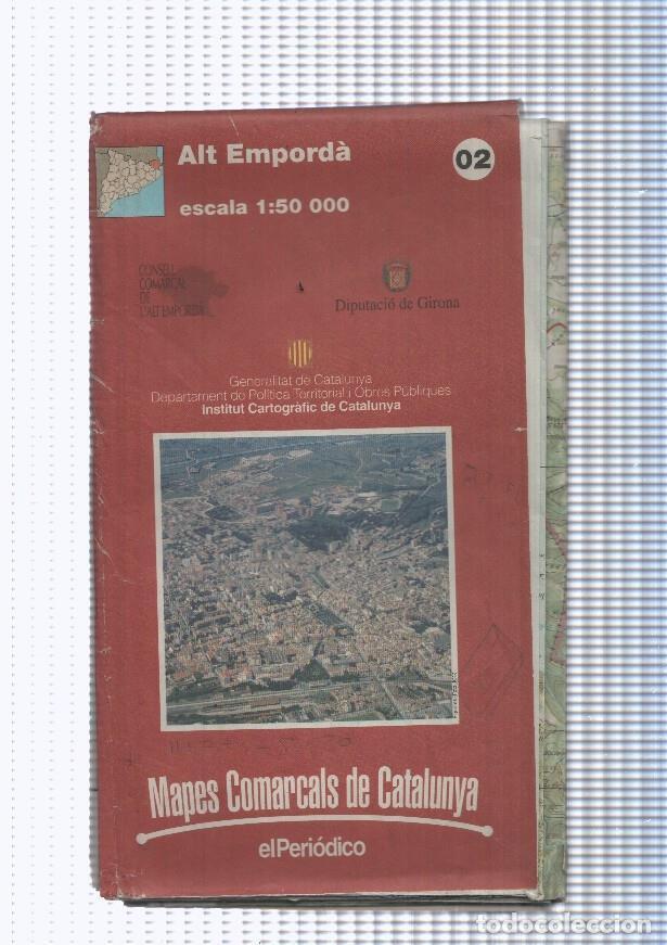 Postcards: Mapes Comarcals de Catalunya numero 02: Alt Emporda - NULL