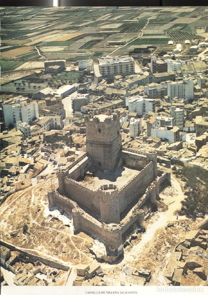 Postcards: Lamina Castillos de Espa&ntilde;a: Castillo de Villena (Alicante) - Varios