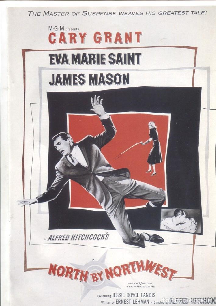 Postkarten: Caratula cine: Con la muerte en los talones (North by Northwest - Varios