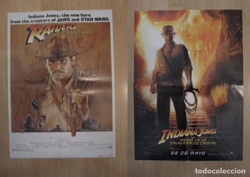 Postkarten: Poster doble cine: Indiana Jones y el reino de la calavera de cristal y Raiders of the Lost Ark - Va