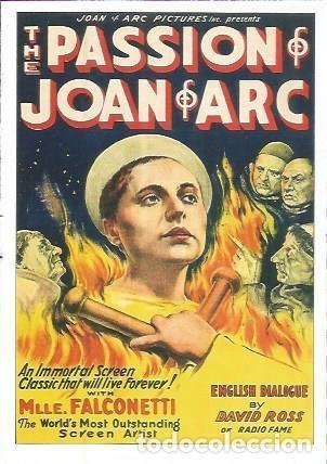 Postales: Miniposter 0477: La pasion de Juana de Arco - Varios