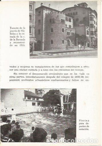 Postkarten: LAMINA 24962: Puerta de Malloles y piscina en Vic, Barcelona - Eduardo Junyent