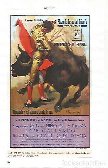 Postkarten: LAMINA COSSIO 51286: Cartel de Ruano Llopis para Granada 1936 - Varios