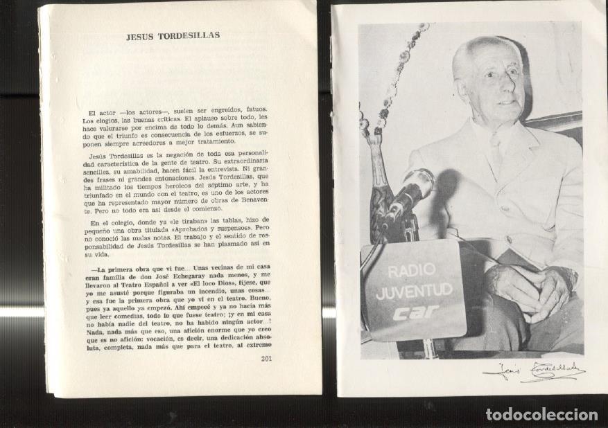 Postcards: Entrevista con Jesus Tordesillas: foto + 11 paginas entrevista -