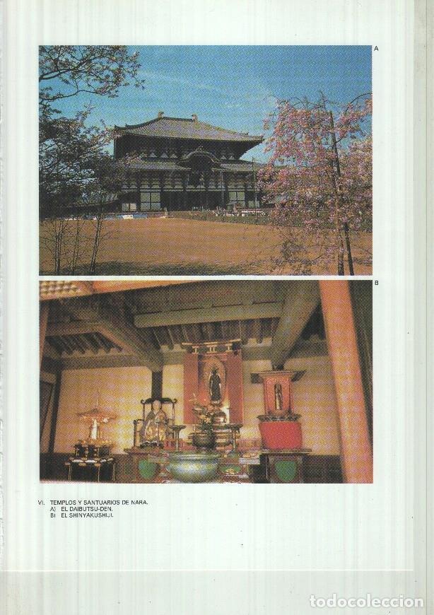 Postcards: Japon el imperio del sol naciente lamina 06: Templos y santuarios de Nara: El Daibutsu Den y El shin