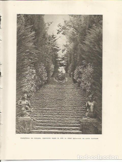 Postcards: LAMINA 25097: Escalinata de Santa Clotilde - Josep Pla