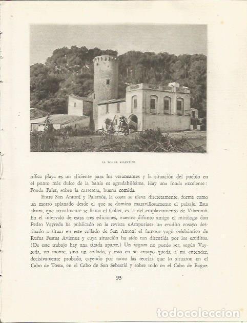 Cartoline: LAMINA 25124: Torre Valentina en Sant Antoni de Calonge - Josep Pla