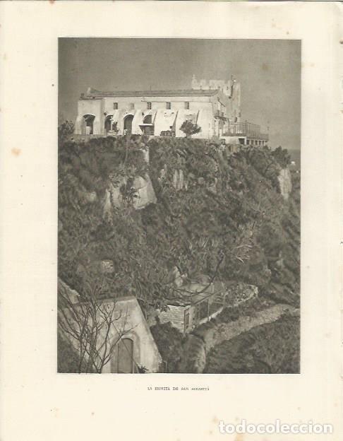 Cartoline: LAMINA 25158: Ermita de Sant Sebastia en Llafranc - Josep Pla