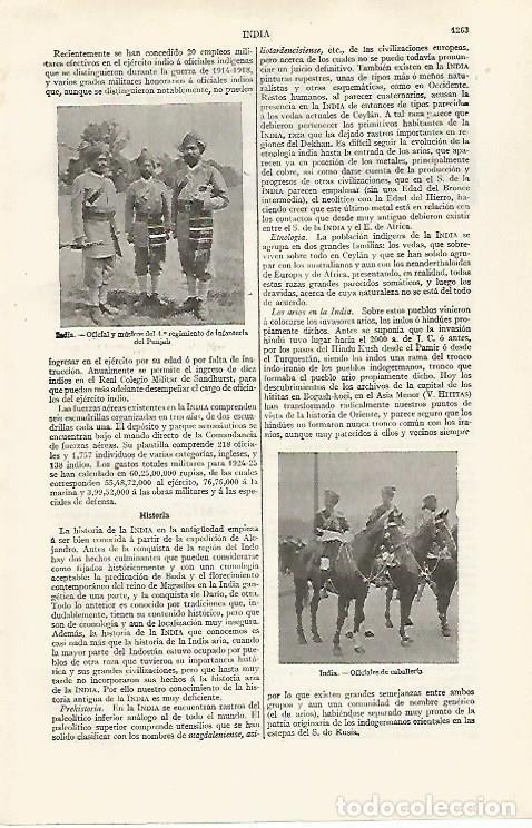 Cartes Postales: LAMINA ESPASA 30354: Regimiento de infanteria del Punjab India - Varios