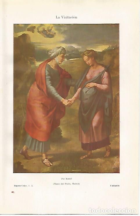 Postais: LAMINA ESPASA 30451: La Visitacion por Rafael - Varios