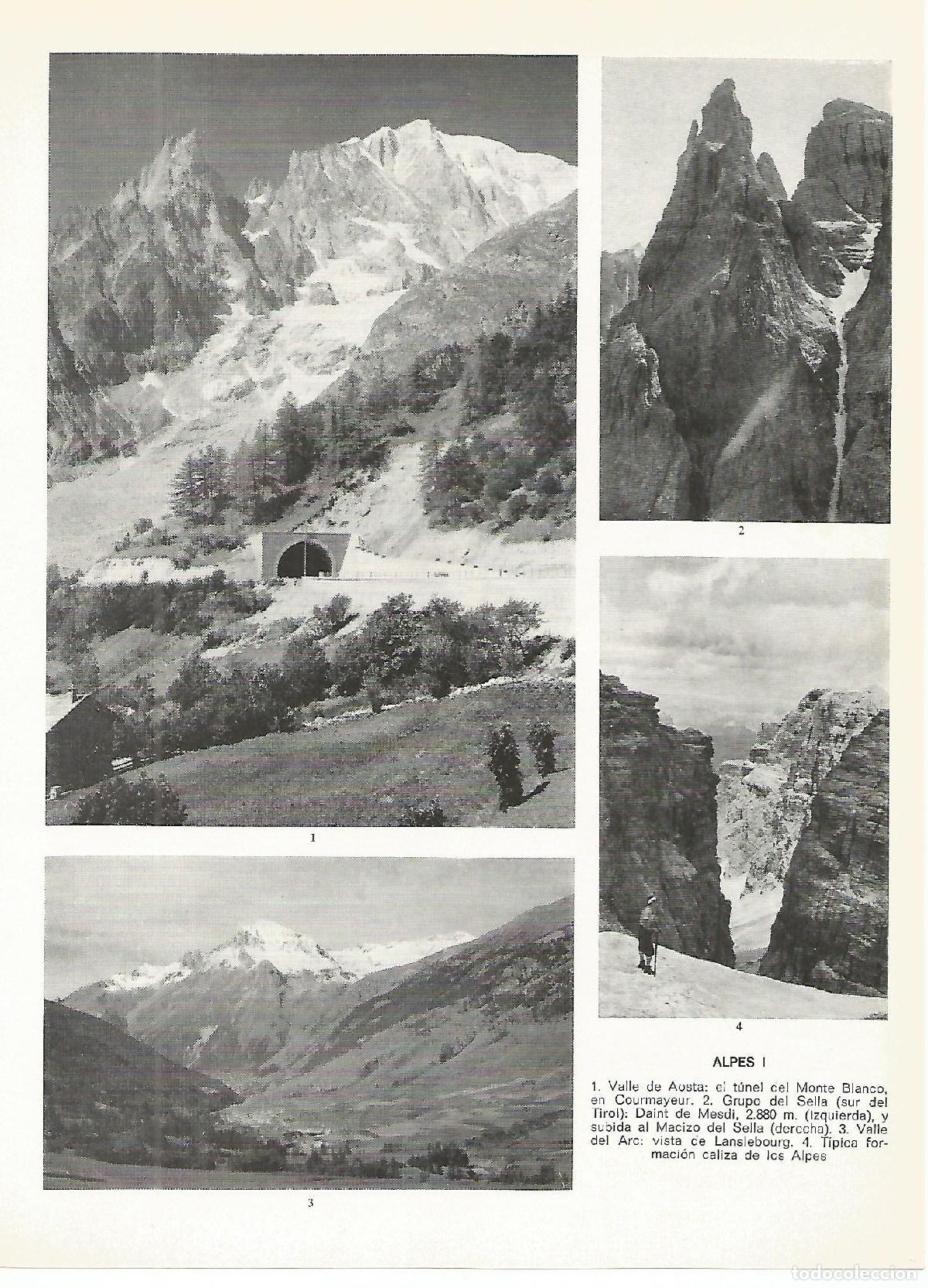 Postcards: Lamina 160: Alpes I - Varios