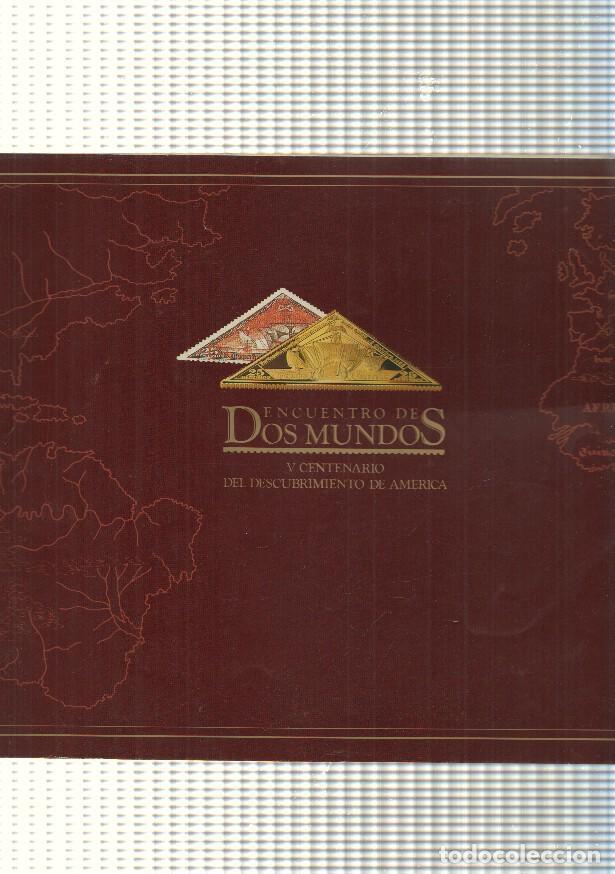 Cartes Postales: Encuentro de Dos Mundos V Centenario del Descubrimiento de America - varios