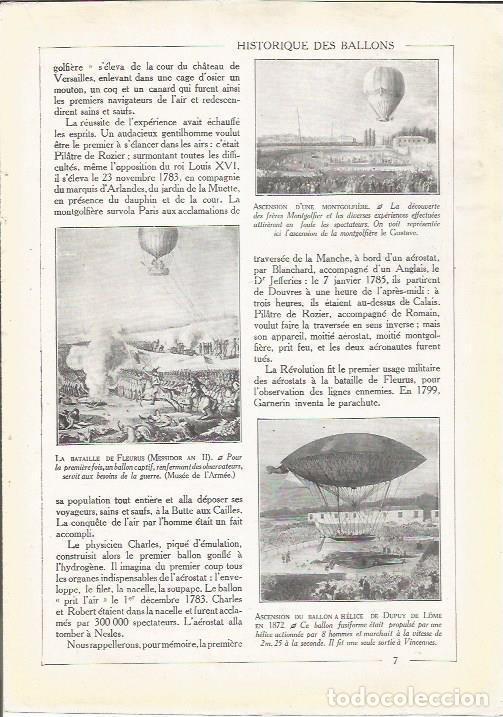 Cartes Postales: LAMINA 25679: Ascension de un globo con helice en Dupuy de Lome - Varios