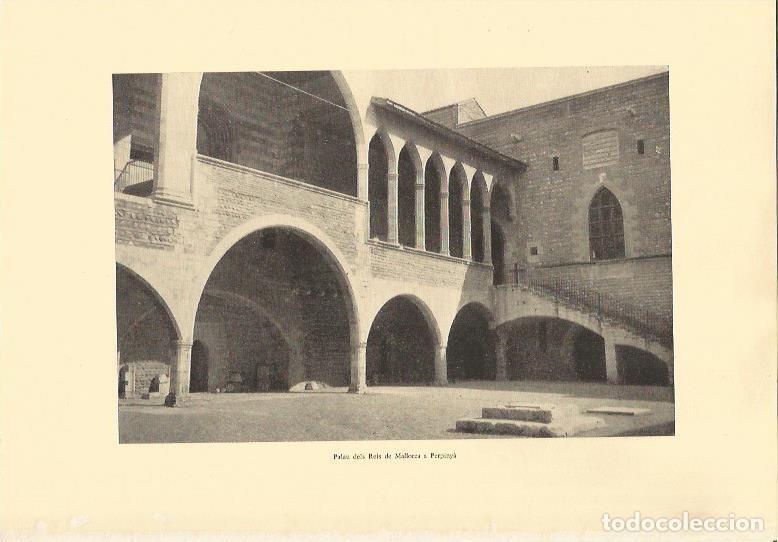 Postcards: LAMINA 25649: Patio de los Reyes de Mallorca en Perpi&ntilde;an - Varios