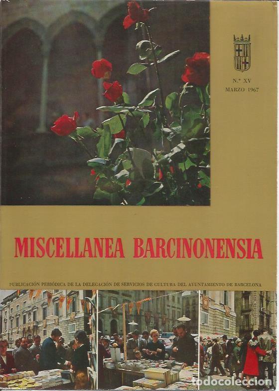 Postcards: LAMINA 25644: Portada de la revista Miscellanea Barcinonensia, numero XV - Varios