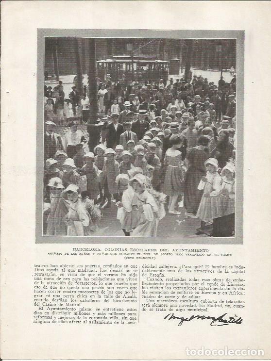 Cartoline: LAMINA 25710: Colonias escolares del Ayuntamiento de Barcelona - Varios