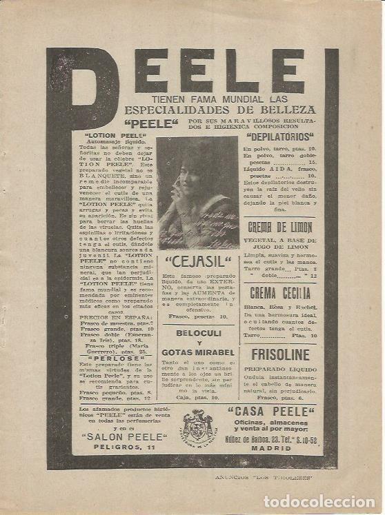 Cartoline: LAMINA 25802: Publicidad de Peele - Varios