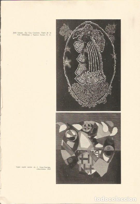 Postcards: LAMINA 25607: Le Coq Catalan, de Jean Lar&ccedil;at y tapiz Barcelona de J. Grau-Garriga - Varios