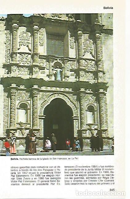 Postcards: LAMINA 11164: Iglesia de San Francisco en La Paz Bolivia - Varios