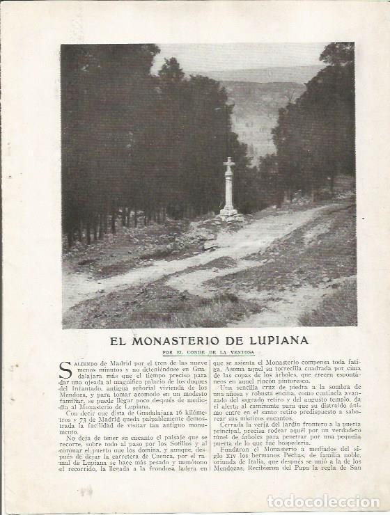 Postcards: LAMINA 25752: Monasterio de Lupiana - Varios