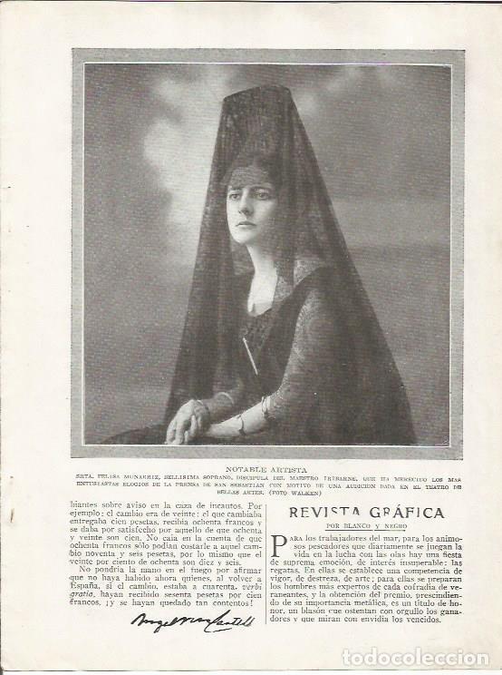 Postcards: LAMINA 25747: La soprano Felisa Munarriz - Varios