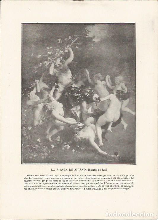 Postcards: LAMINA 25403: La fiesta del Sileno, por Roll - Varios