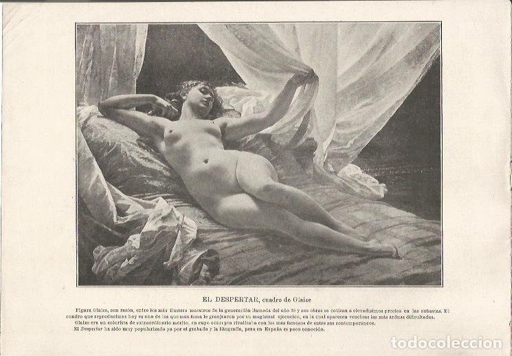 Postkarten: LAMINA 25453: El despertar, por Glaize - Varios