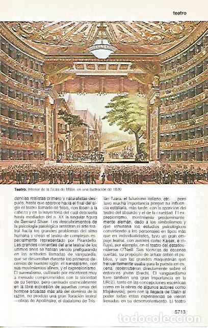 Postkarten: LAMINA 11347: Interior de la Scala de Milan - Varios