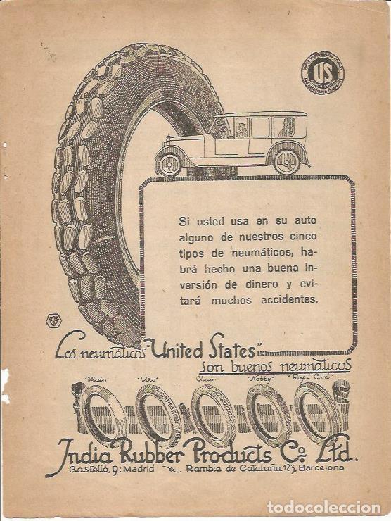 Postkarten: LAMINA 25758: Publicidad de neumaticos India Rubber Products - Varios