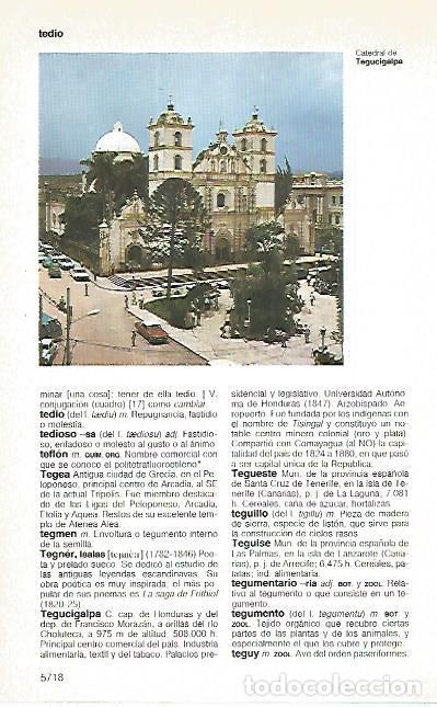 Postkarten: LAMINA 11344: Catedral de Tegucigalpa Honduras - Varios