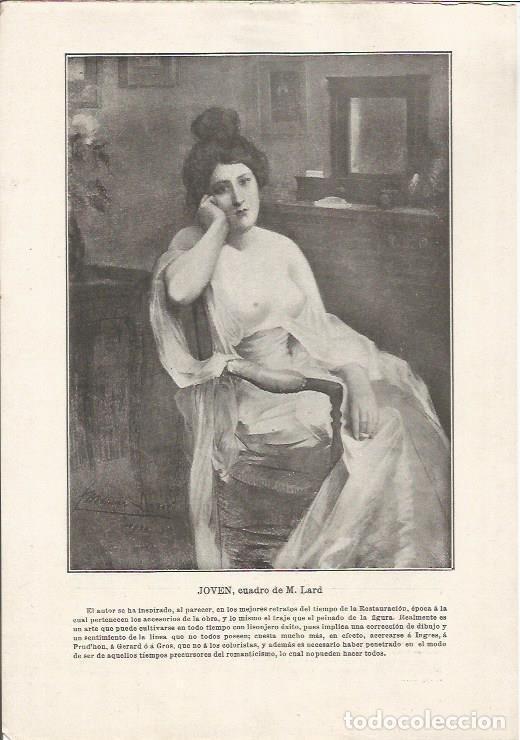Postkarten: LAMINA 25445: Joven, por M. Lard - Varios