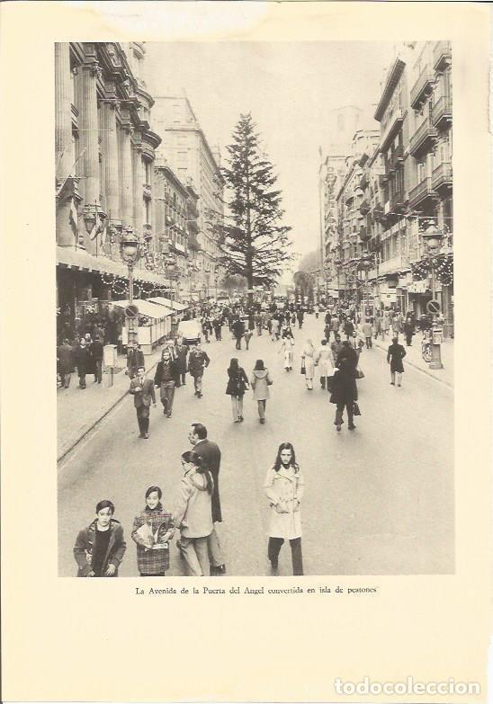 Postales: LAMINA 25528: Avenida Portal del Angel de Barcelona - Varios