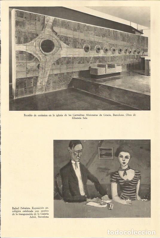 Postcards: LAMINA 25549: Retablo de ceramica de la iglesia de las Carmelitas de Gracia en Barcelona - Varios
