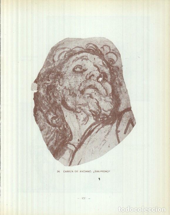 Cartoline: Dibujos de los siglos XVI y XVII: 36/37/38: Cabeza San Pedro ? + San Simon+Santo Tomas+San Felipe+ot