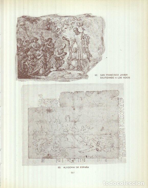 Postales: Dibujos de los siglos XVI y XVII: 52/53/54: San Francisco Javier bautizando + Alegoria de Espa&ntilde;a + S