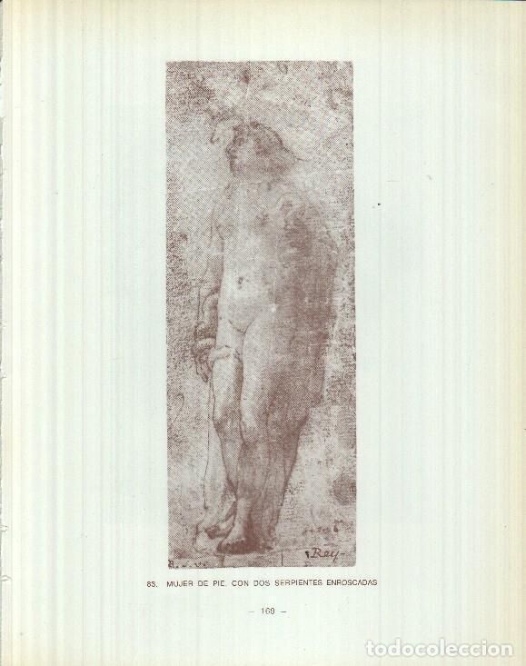 Postales: Dibujos de los siglos XVI y XVII: 83/84: Mujer con dos serpientes + Busto femenino - Reyes Duran