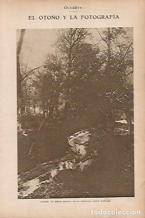 Postkarten: LAMINA BLANCO Y NEGRO 7772: Parque de la Moncloa en Madrid - Varios