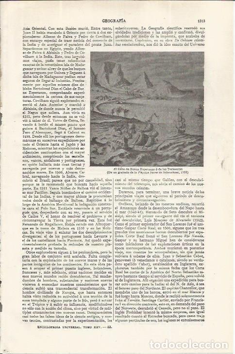 Cartoline: LAMINA ESPASA 37626: El Cabo de Buena Esperanza - Varios