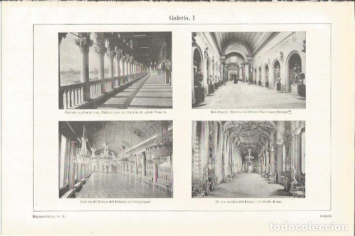 Postkarten: LAMINA ESPASA 37472: Galeria - Varios