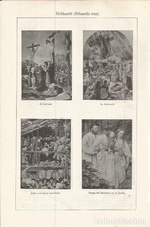 Postkarten: LAMINA ESPASA 37598: Obras por Gebhardt - Varios