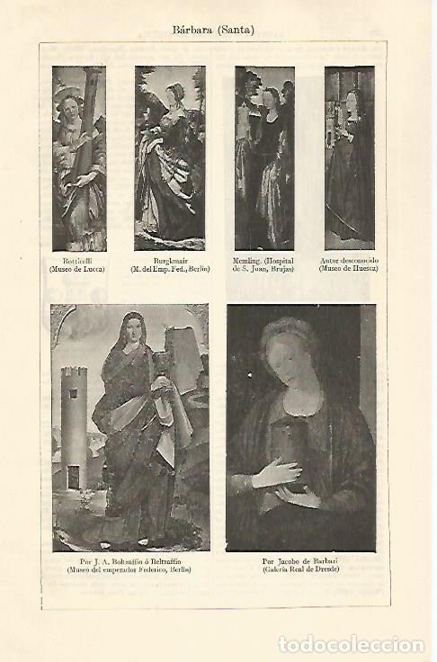 Cartoline: LAMINA ESPASA 30801: Santa Barbara - Varios