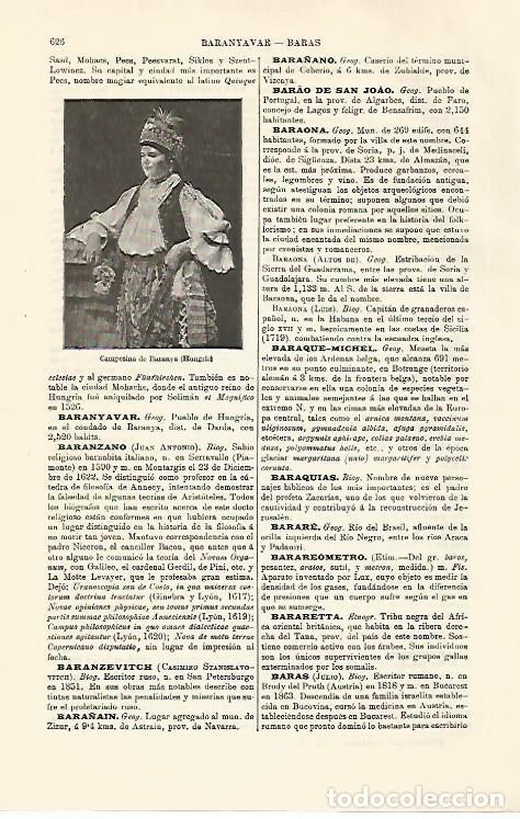 Cartoline: LAMINA ESPASA 30798: Campesina de Baranya Hungria - Varios