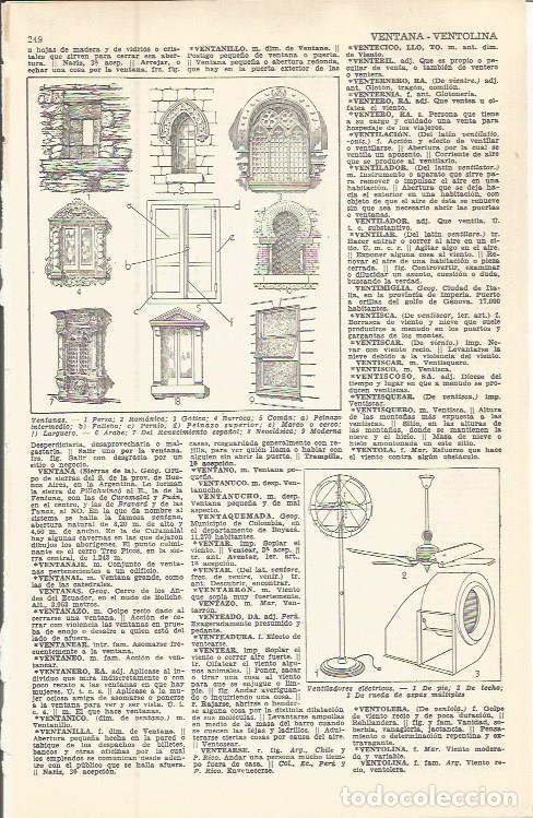 Postcards: LAMINA 51629: Tipos de ventanas - VVAA