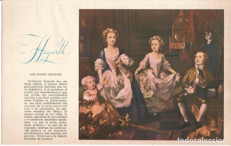 Postales: LAMINA 51644: Los ni&ntilde;os Graham, por Hogarth - VVAA